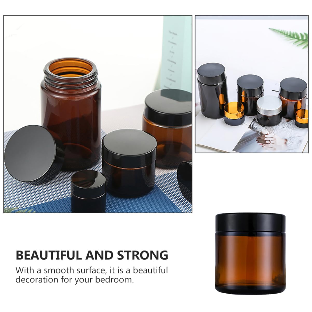 Beaupretty 15piezas Botellas De Cosméticos Rellenable Frasco Para Cosméticos Práctico Portamuestras De Caja Unidades Para Viajeros y Uso Diario