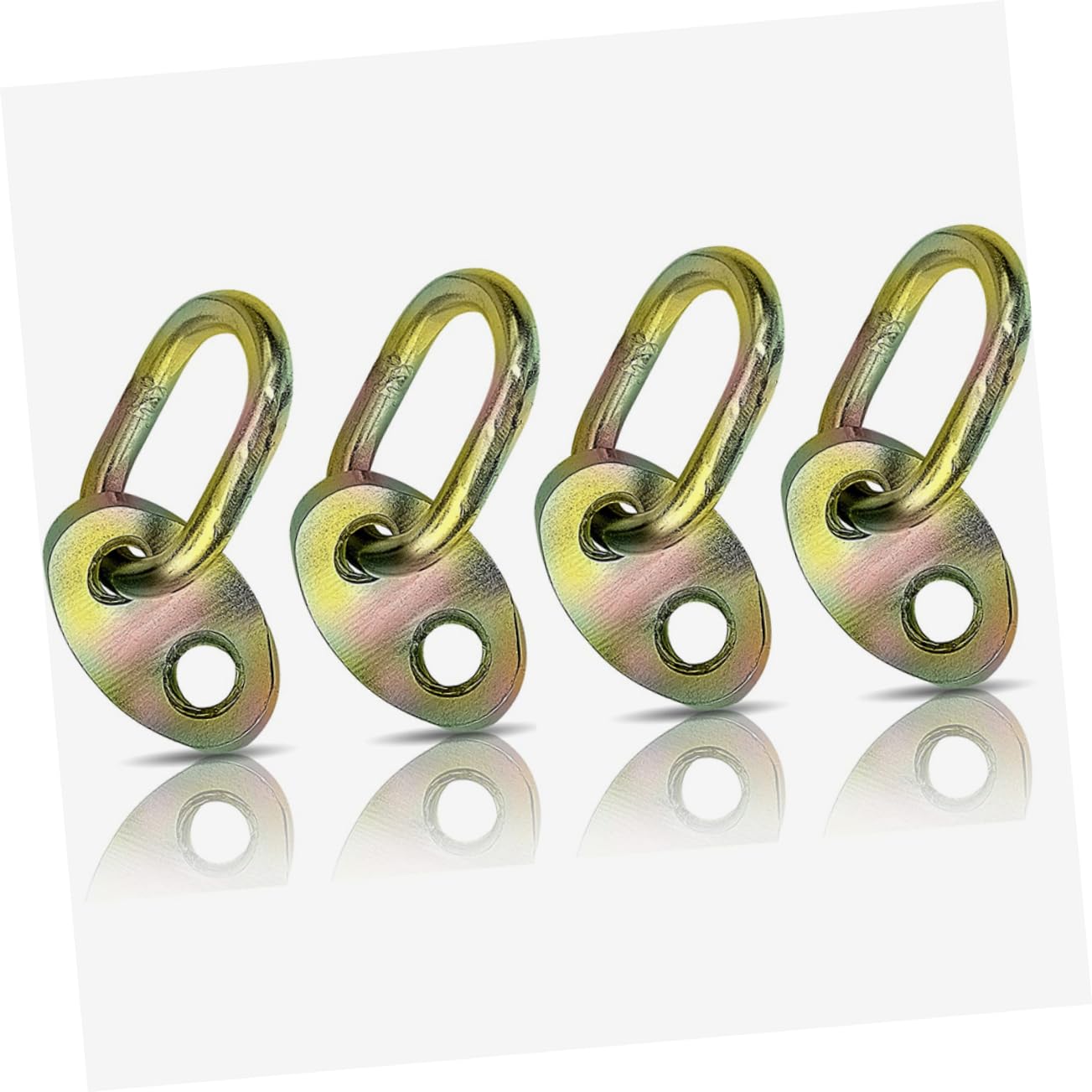 Mobestech 4pcs Engine Lifting Bracket Set Automatic Lift Plate Safety Features for Engine Hoisting and Support Versatile Crane Sling Complete for Mechanics