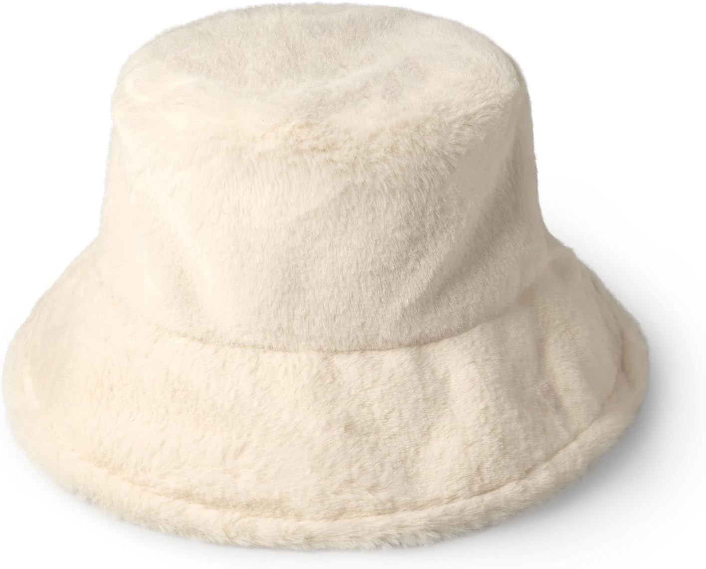 CHOK.LIDS Reversible Fur Bucket Hat Elegant Fuzzy Bucket Hat Corduroy Trendy Winter Hat Fluffy Warm Fashionable Fleece - Image 2