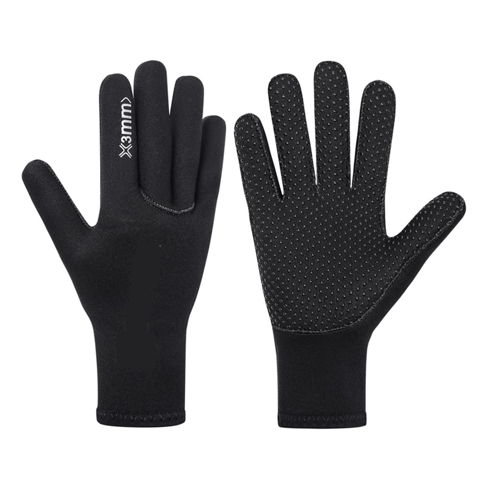 3 mm Neopren-Unisex-Schwimmhandschuhe, Kratzfest, warm halten, Tauchhandschuhe for Schnorcheln, Jagen, Angeln, Winter, Schwimmausrüstung VielfäLtige AnwendungsmöGlichkeiten
