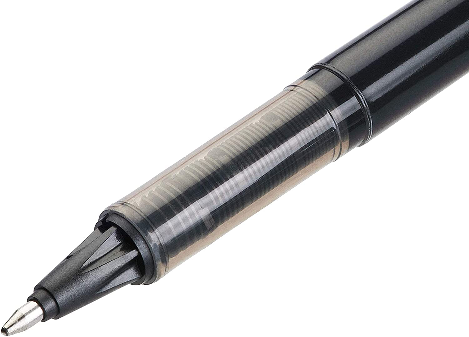 Penne Roller Pilot V-Ball 05 - Set Di 4, Inchiostro Liquido, Punta Fine 0.5mm, Nero - Foto 7