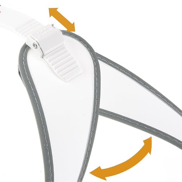 Foto 6 de 7 de Feplast 76040711 Arnés Ergonómico para Perros Agila 7, Cierre de Doble Microrregulación, Elegante Ecopiel