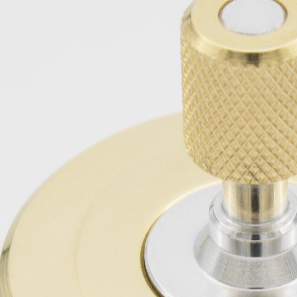 VORSO MK1 Precision Spinning Tops - Hand Finished in The United Kingdom (Brass with Ruby Contact Point)