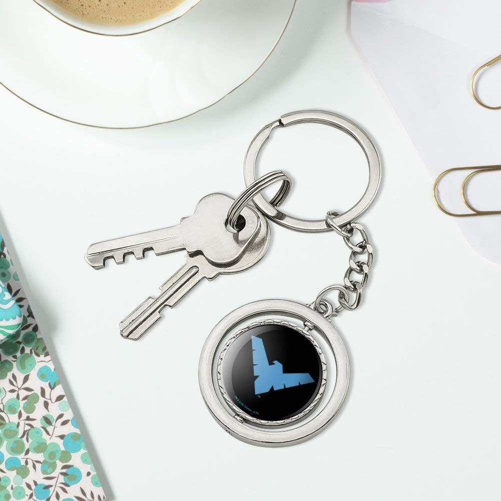 Batman Nightwing Logo Keychain Spinning Round Chrome Plated Metal : Clothing, Shoes & Jewelry