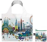 Vista 3 de LOQI Bolsa de compras reutilizable unisex para adultos, diseño de Kristjana S Williams Interiors