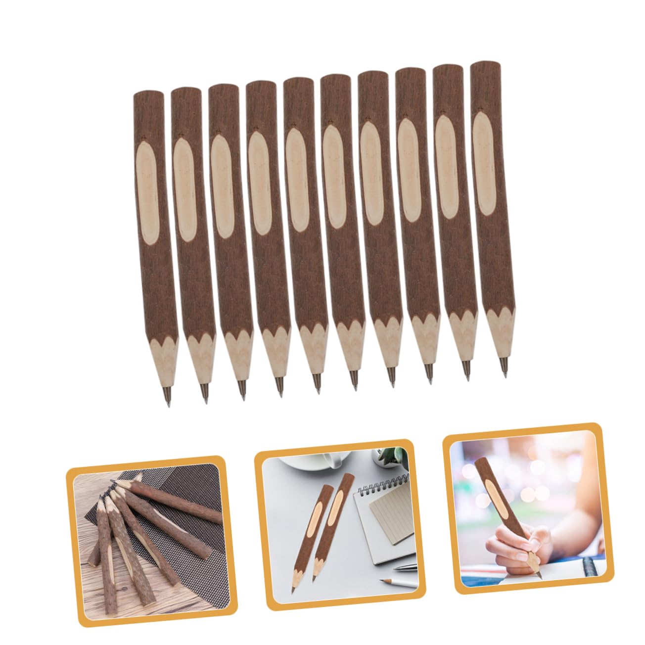 SHINEOFI 50piezas Lápices De Madera Naturales De Ecológicos y Multifuncionales Para Escritura y Dibujo Para Artistas