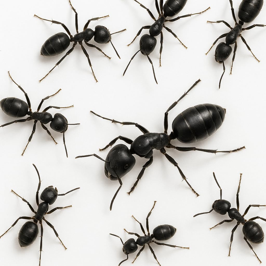 Amazon | クロオオアリ 女王アリ + 働きアリ5匹以上の安定したコロニー