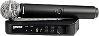 Vista 15 de Sistema de micrófono inalámbrico Shure BLX24R/SM58 - Vida útil de batería de 14 horas, rango de 300 pies, UHF Micrófono vocal de mano SM58