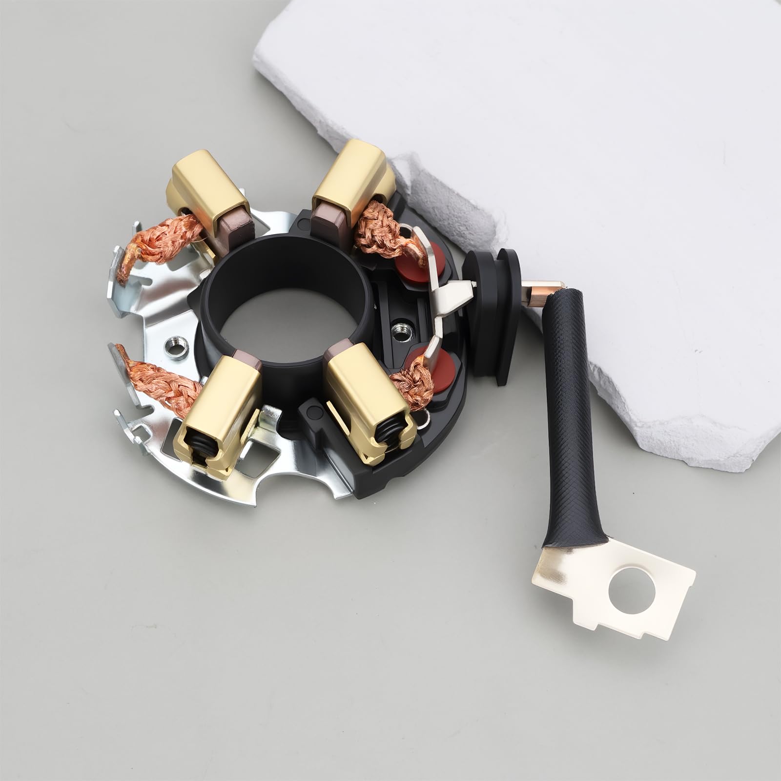 2 Portaescobillas de Carbón 0001110061 0001110062 Compatible con Bosch Motor de Arranque Compatible con Volkswagen