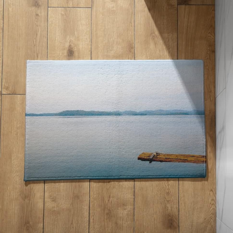 Tapis entrée poil ras paysage naturel CEVAN