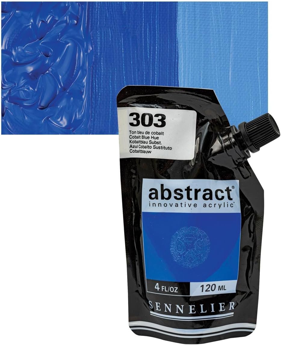 Sennelier Abstract Acrylic, 120ml, Satin, Cobalt Blue Hue