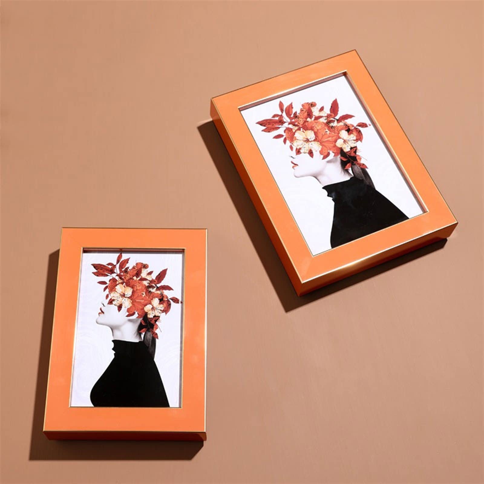 Amazon.co.jp: フォトフレーム オレンジ装飾フォトフレーム