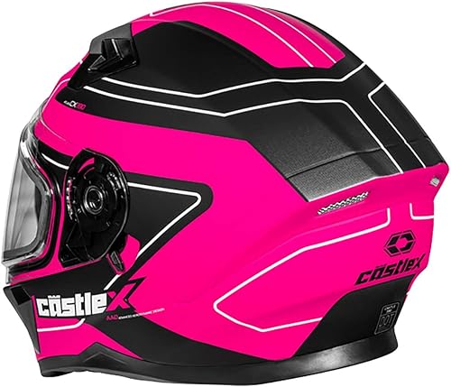 Miniatura 7 de Castle X CX390 - Casco de nieve eléctrico de cara completa (negro mate, mediano)
