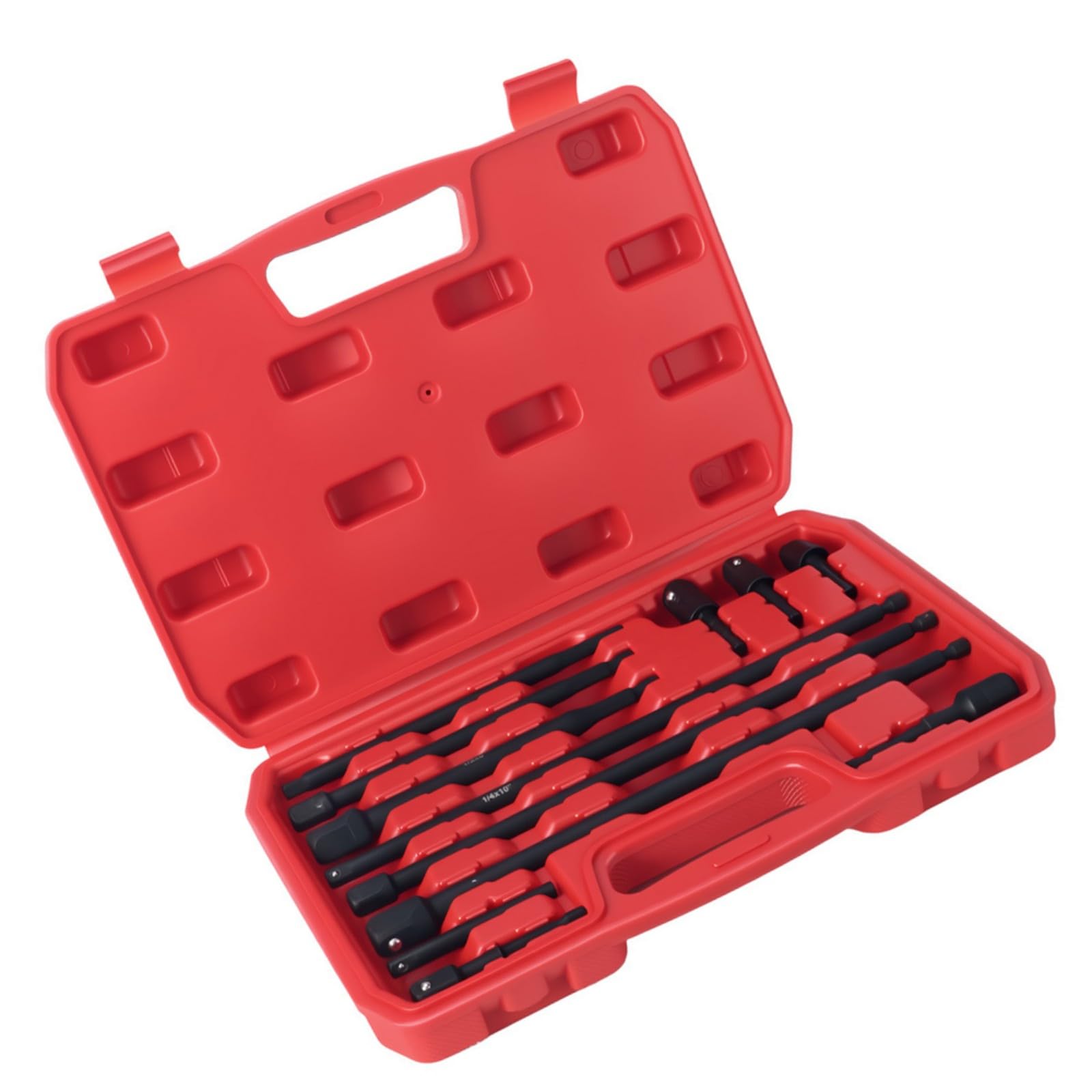 12Pieces Heavy Duties Professional Repair Socket Set Rusts Coating Ideal for Automotive and Machinery Repairs Professional Mechanics Socket Tool