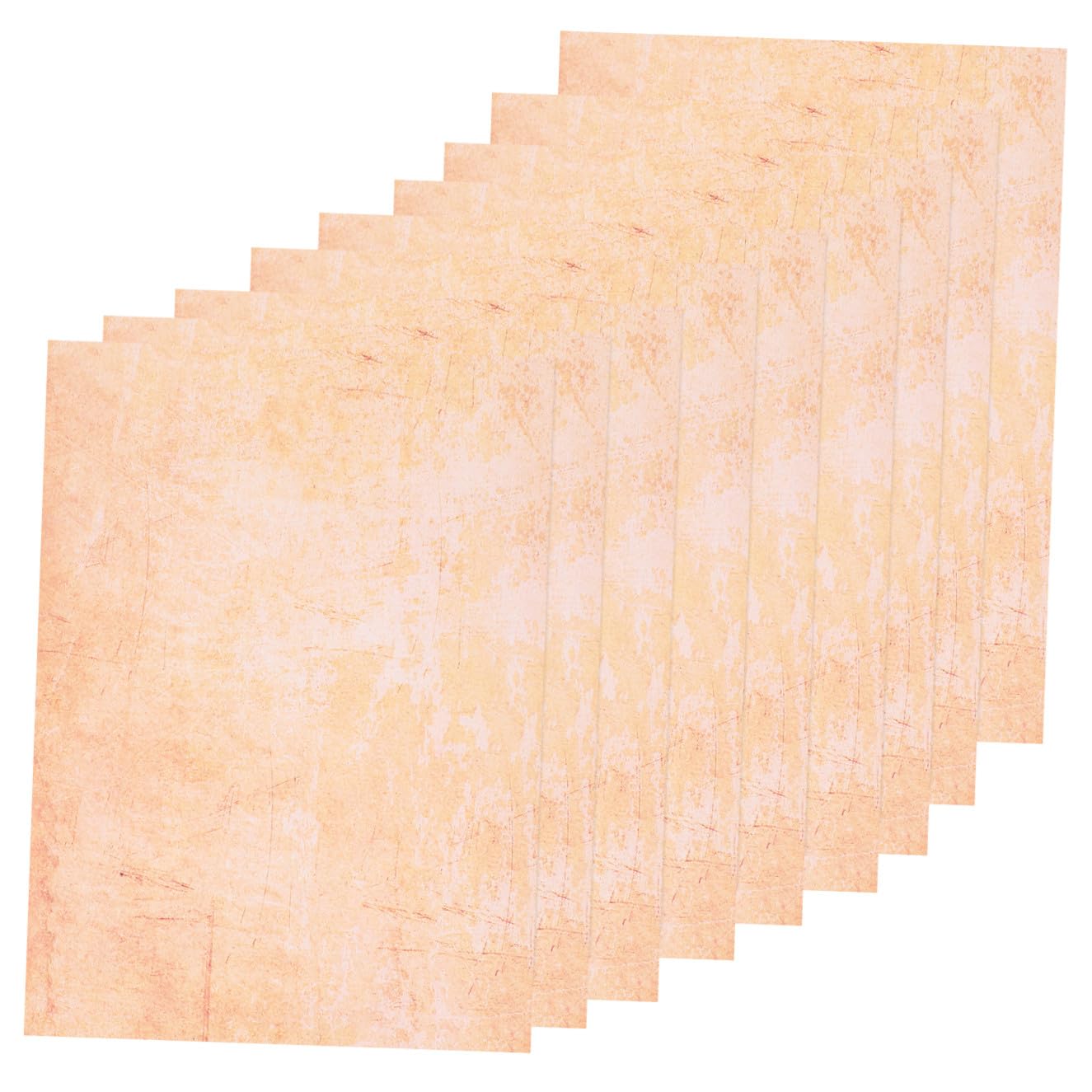 SHINEOFI Papier à Lettres Rétro 100 Pièces, Papier Marron, Écriture Fluide