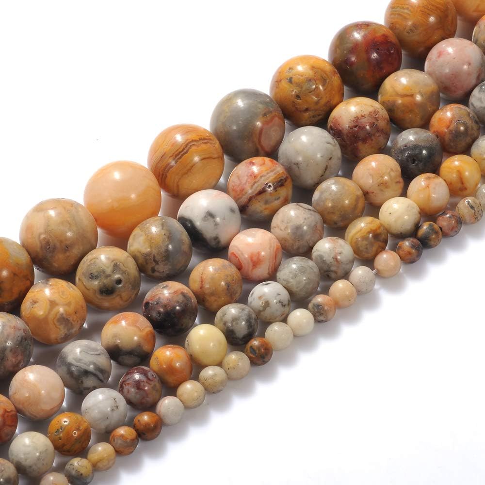 Natural Stone Beads 16mm Amethyst Beads Gemstone Round Loose Beads Crystal Energy Stone Healing Power for Jewelry Making DIY,1 Strand 15"
