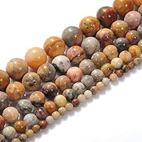 Vista 7 de Cuentas de piedra natural de 0.315 pulgadas (0.315 in), cuentas redondas sueltas, piedra energética de cristal curativa, poder curativo para hacer