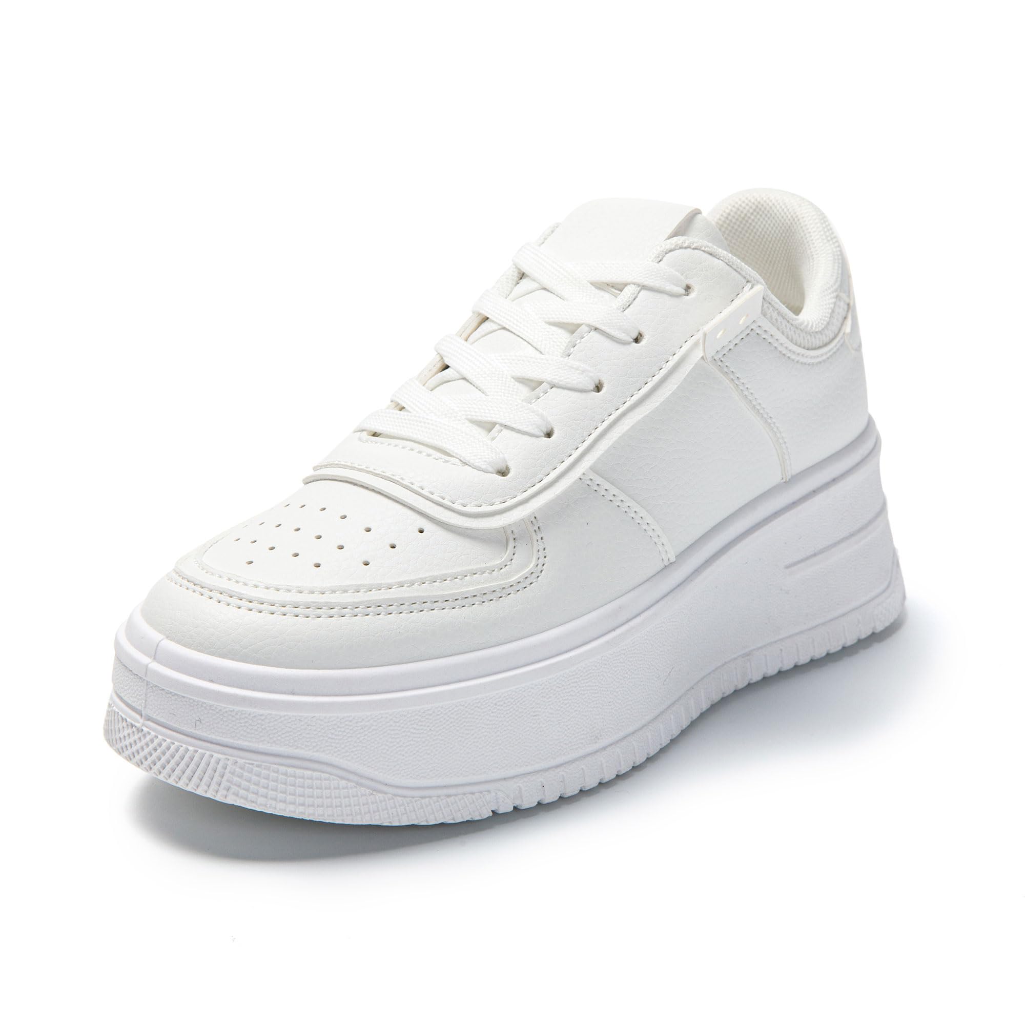 JOMIX Zapatillas Mujer Zapatillas Depotivas Mujer Sneakers Zapatillas Plataforma Mujer Zapatillas Casuales con Cuña Zapatillas Vestir Mujer con Cordones