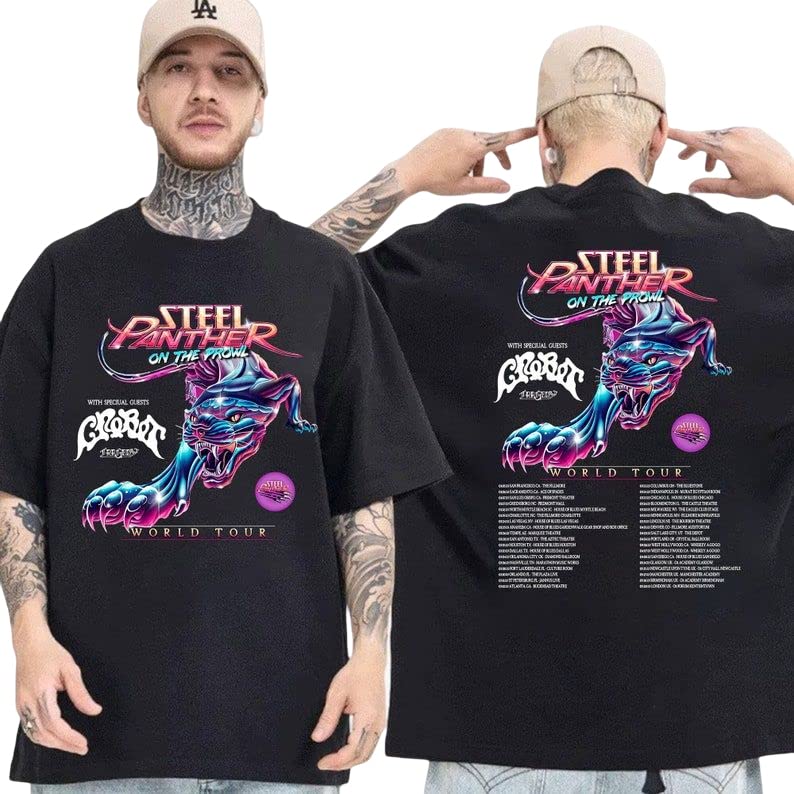 Steel Panther Tour 2023 Shirt, Steel Panther On The Prowl World Tour