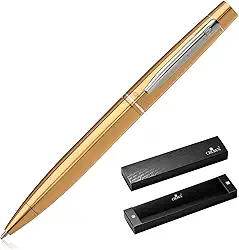 Caneta Esferográfica Italy Dourada, Crown