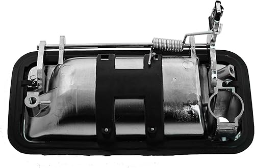 Miniatura 479 de TRQ Manija de puerta exterior delantera izquierda plateada para el lado del conductor compatible con Nissan 370Z 2009-2017