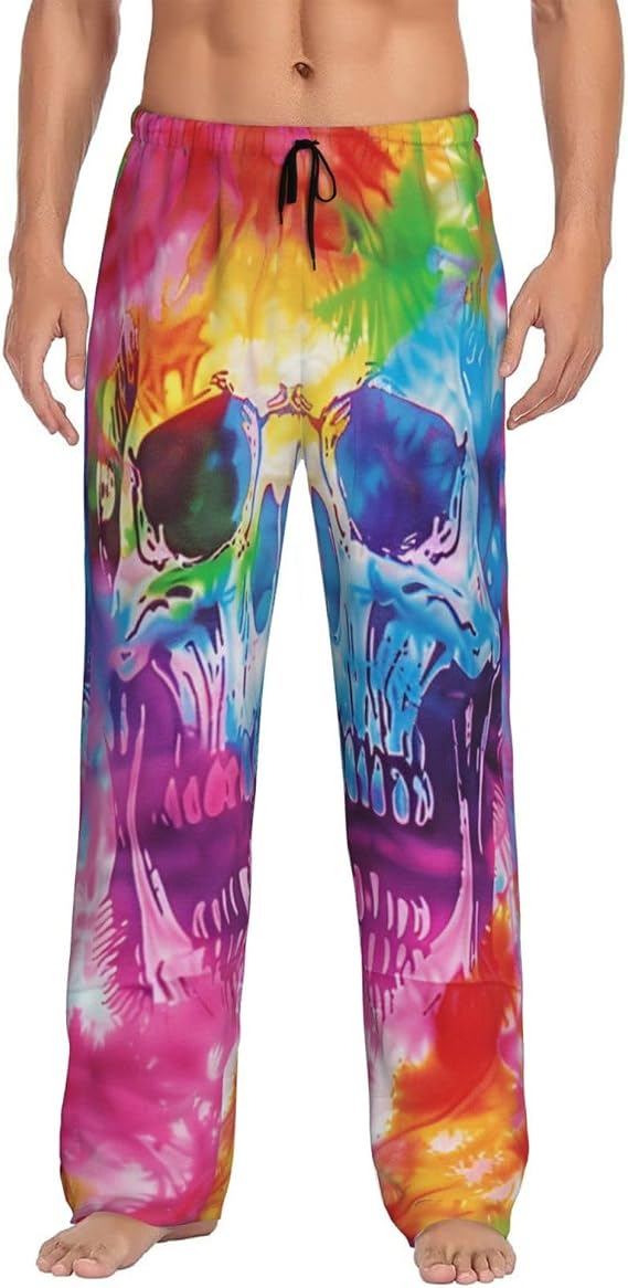 Mens Pajama Pants Men's Sleepwear Bottoms Lounge Pjs Pants with Pockets, S M L XL XXL