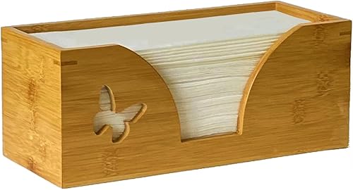 Dispensador de toallas de papel plegable en C para encimera con mariposa grabada, compatible con servilletas de mano plegadas en C, multipliegues,