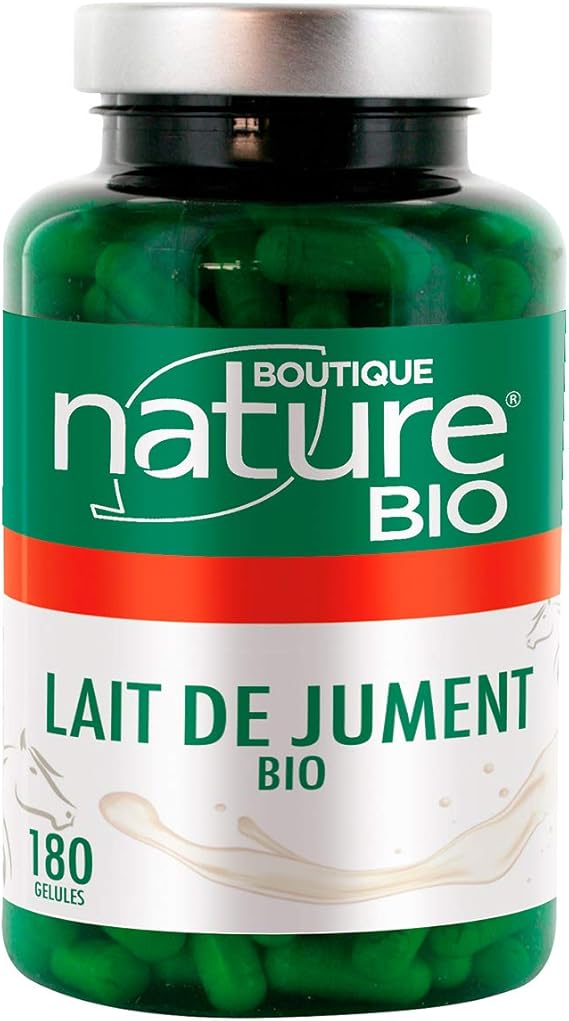 Boutique Nature Complement Alimentaire Lait De Jument Bio 180 Gelules Vegetales Revitalisant Format Eco Amazon Fr Hygiene Et Sante