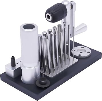 Manual Jump Ring Maker, Professional Manual Wire Drawing Machine with 20 Mandrel Accessory from 2.5mm to 12mm for Crafting & DIY Wire Work