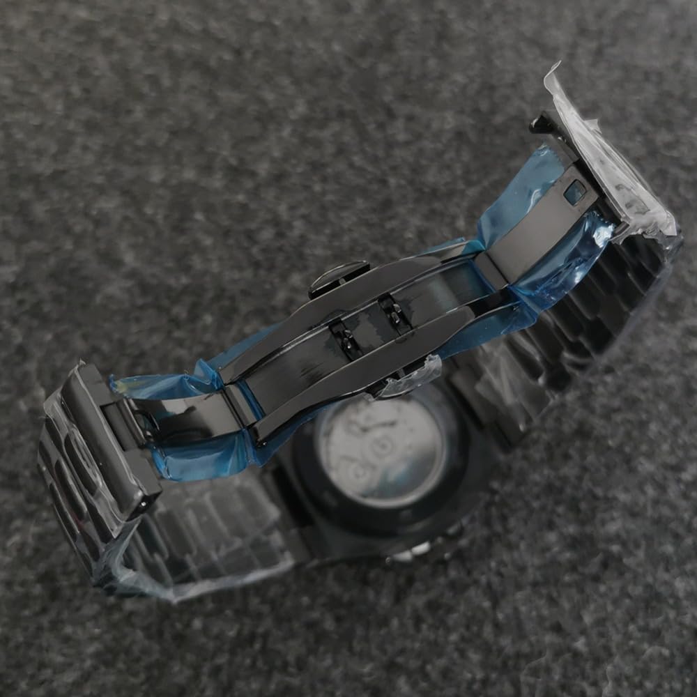 NO Logo FAI DA TE Refitting Orologio Da Polso Meccanico Moda Orologio In Acciaio Solido Calendario Automatico PVD SS NH35 Movimento Orologi per Uomo 41MM