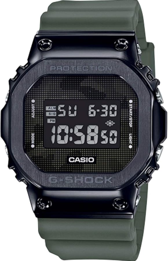 G-Shock By Casio Men's Digital GM5600B-3 Watch Black/Green : G