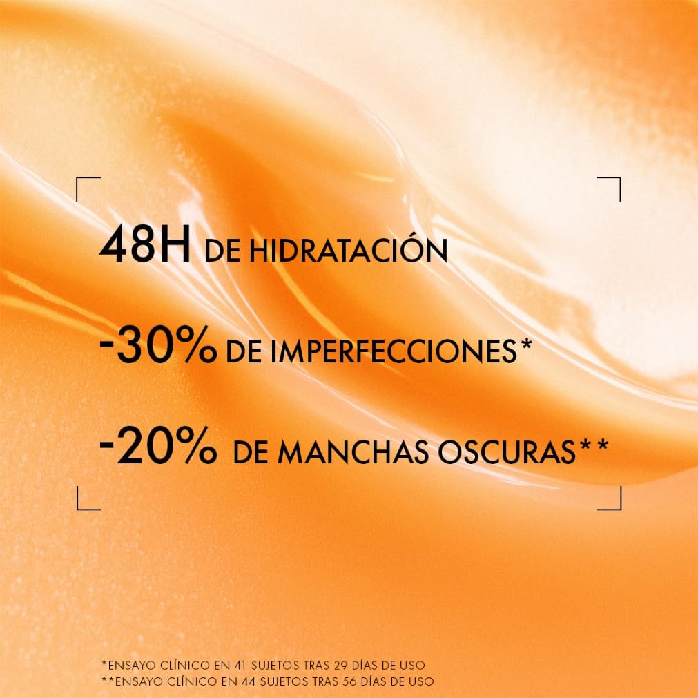 Biotherm Aquasource Vitamin Glow, Gel Crema Hidratante, Rostro Luminoso, Barrera Cutánea Reforzada, Enriquecido con Vitamina B3 y Astaxantina, 50 ml.