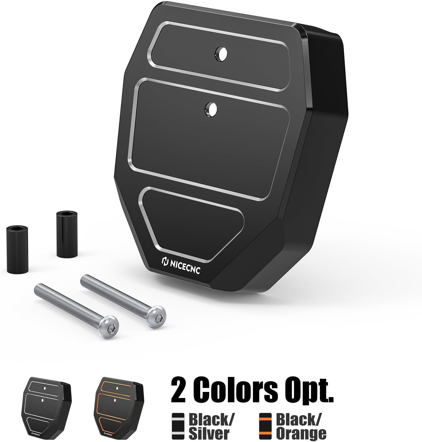 NICECNC Black Ignition Coil Guard Aluminum Compatible with Harley Sportster S RH1250S 2021-2024, Pan America 1250 RA1250 2021-2024, Pan America 1250 Special RA1250S 2021-2024