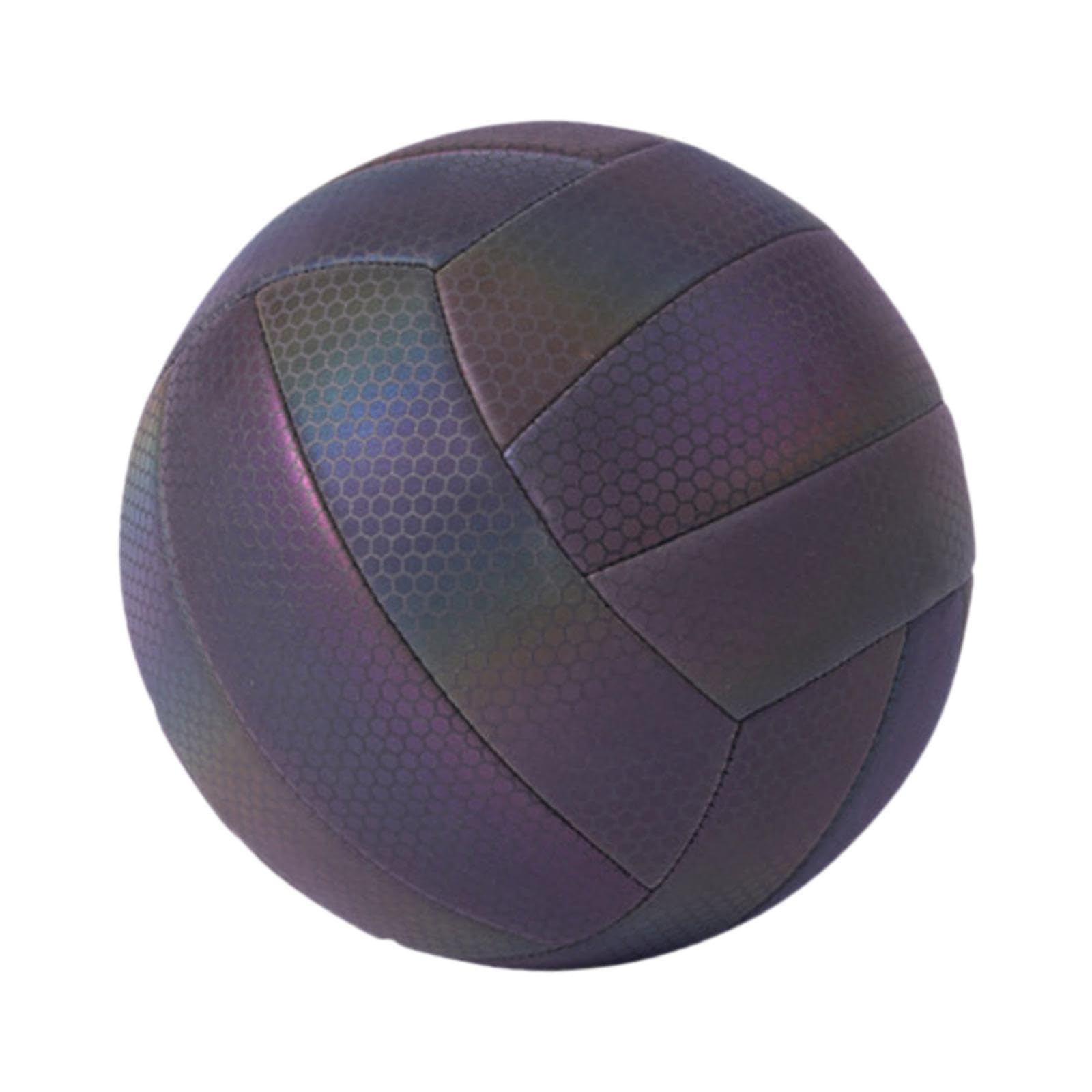 Voleibol Reflectante Oficial Pelota de Vóley PU para Adultos Niños Balón Elastico Y Resistente para Deportes de Equipo en Juegos Playa Práctica