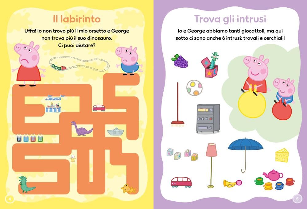 Peppa Pig Attacca-Stacca Con Adesivi Ediz. a Colori