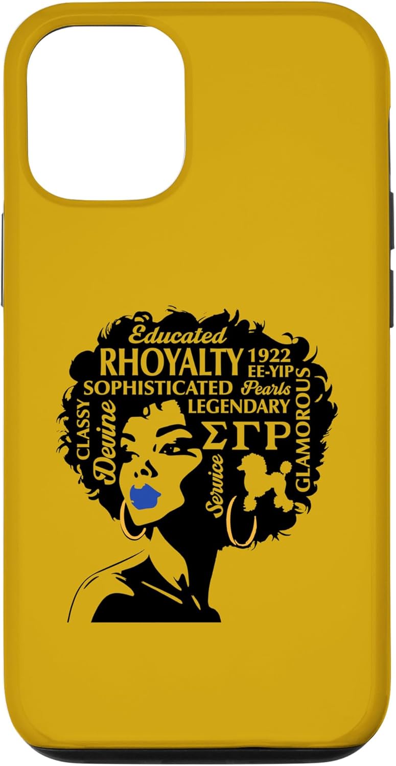 Sigma Gamma Rho Sorority Paraphernalia, Sigma Gamma Rho HBCU Case for iPhone 12/12 Pro