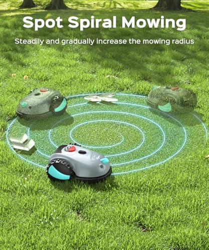 2026 NEW YARDCARE V100 Robot Lawn Mower with HD Vision Navigation, Smart Obstacle Detection, Adjustable Cutting Height, Low-Noise Operation—Perfect for Small Lawns up to 1,600 sq ft. — view 6