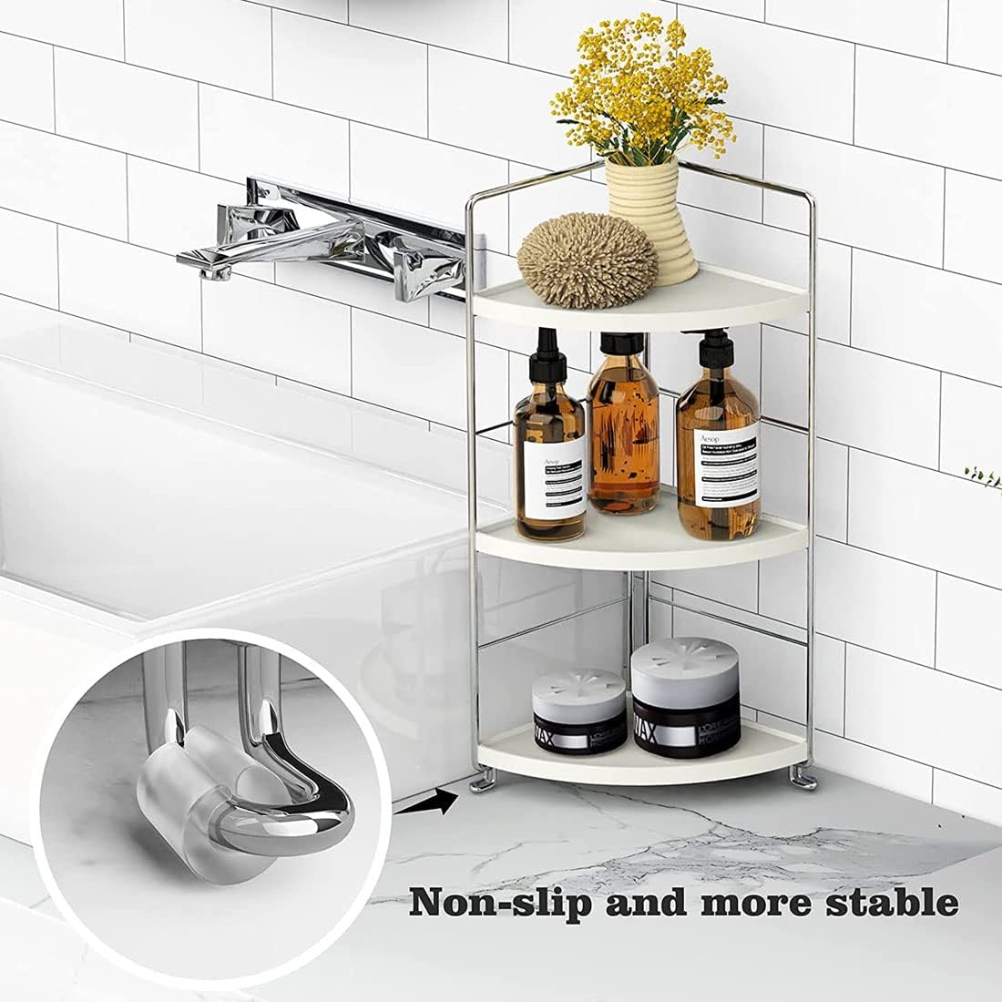 Buy 3-Tier Bathroom Countertop Organizer - Vanity Tray Cosmetic ...