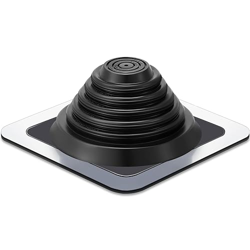 Yaocom 1 Pcs #3 Metal Roof Vent Boot Chimney Flashing