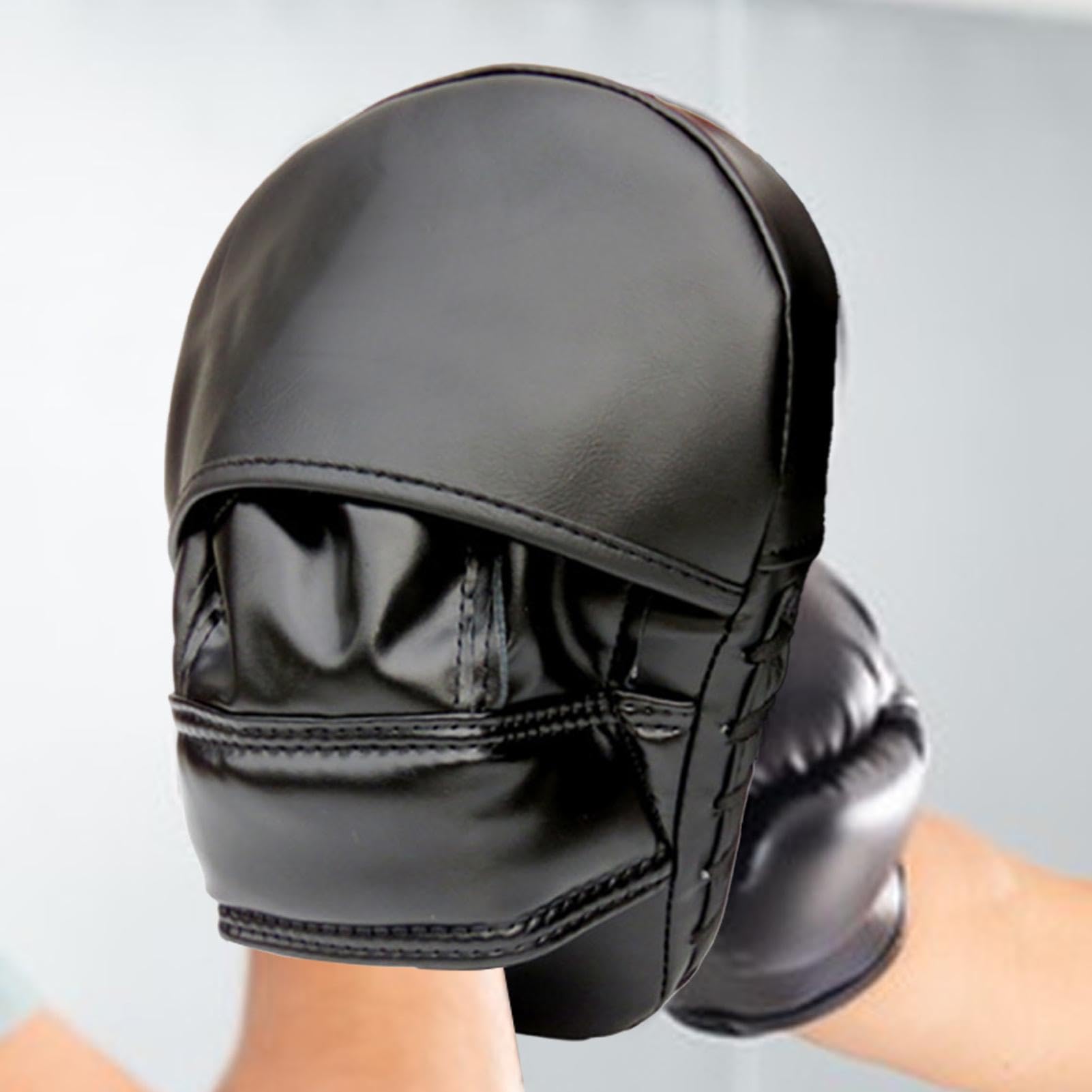 Guanti Boxe 2 Pezzi Guanti Da Messa A Fuoco Curvi - Guanti E Cuscinetti Boxe - Guanti Da Boxe Muay Thai | Per MMA, Kickboxing, Arti Marziali - Punzonatura Imbottita, Coaching Strike Shield