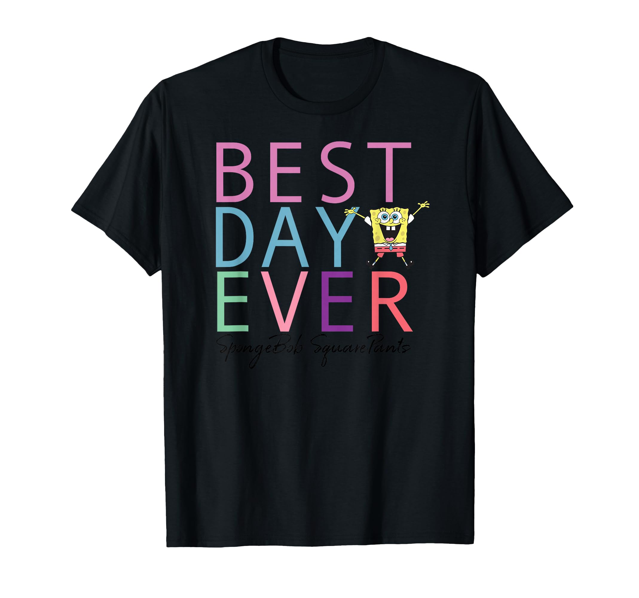 Nickelodeon Spongebob Squarepants - Best Day Ever T-Shirt OEKO-TEX STANDARD 100