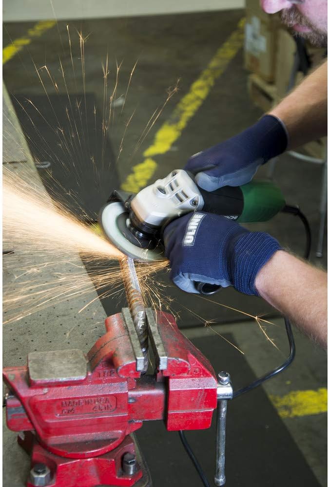 Hitachi G12SR4 6.2-Amp 4-1/2-Inch Angle Grinder with 5 Abrasive Wheels (Discontinued by the Manufacturer)