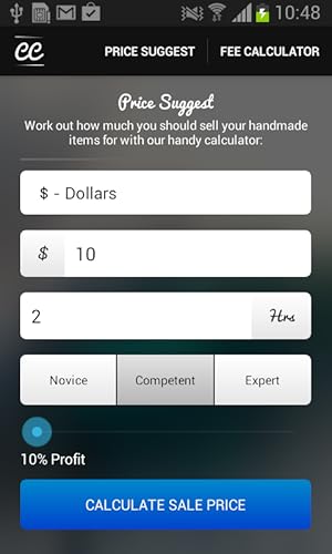 Crafts Calculator - Etsy Fees and Price Suggest