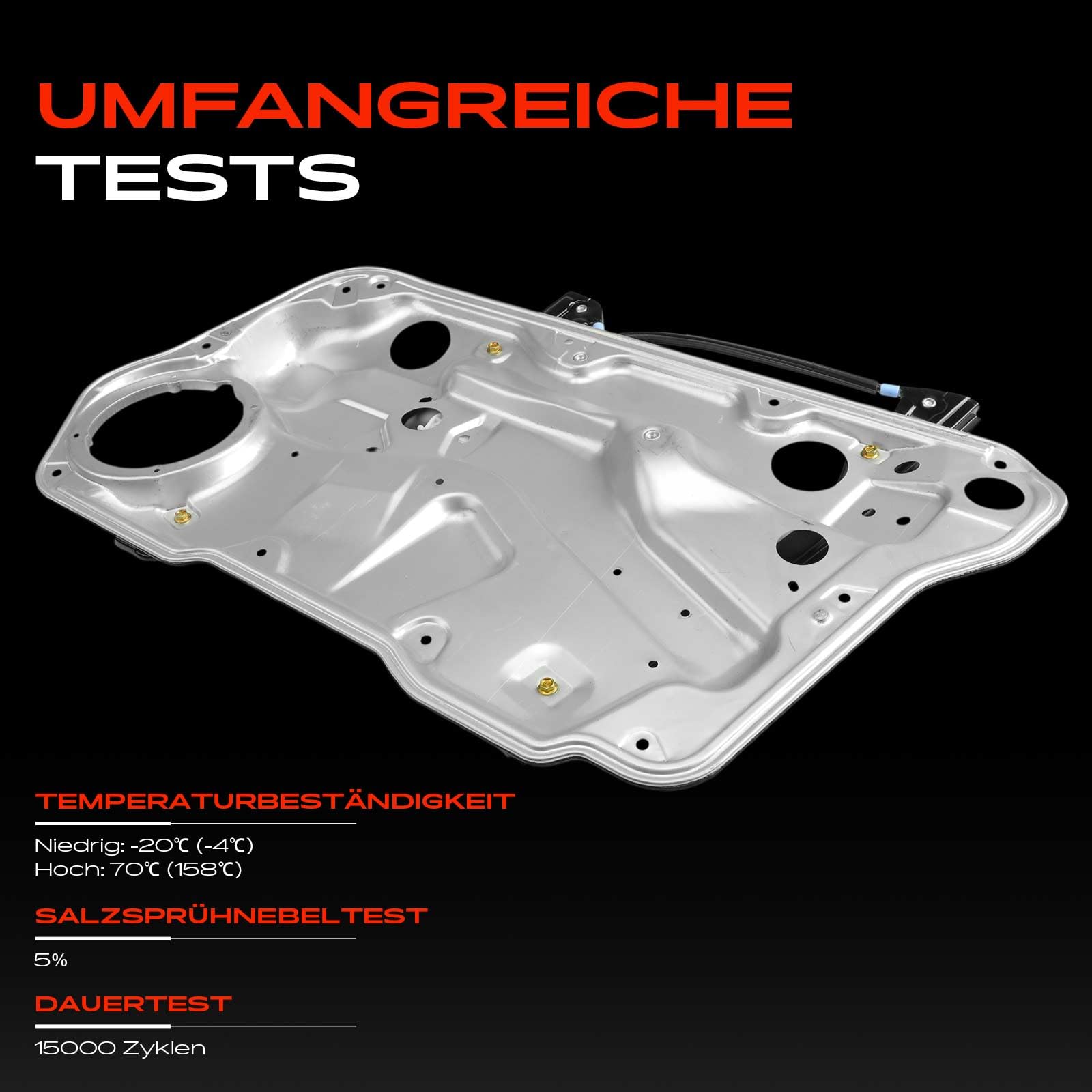 Frankberg Fensterheber Mit Grundträger Vorne Rechts Kompatibel mit B-o-r-a 1J2 1J6 Golf IV 1J1 1J5 1997-2006 1J4837462H