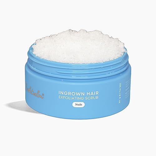 Bushbalm Exfoliante para pelos encarnados  Exfoliante de azúcar pre-afeitado para pelos encarnados, golpes de afeitar y piel seca  Suavientemente