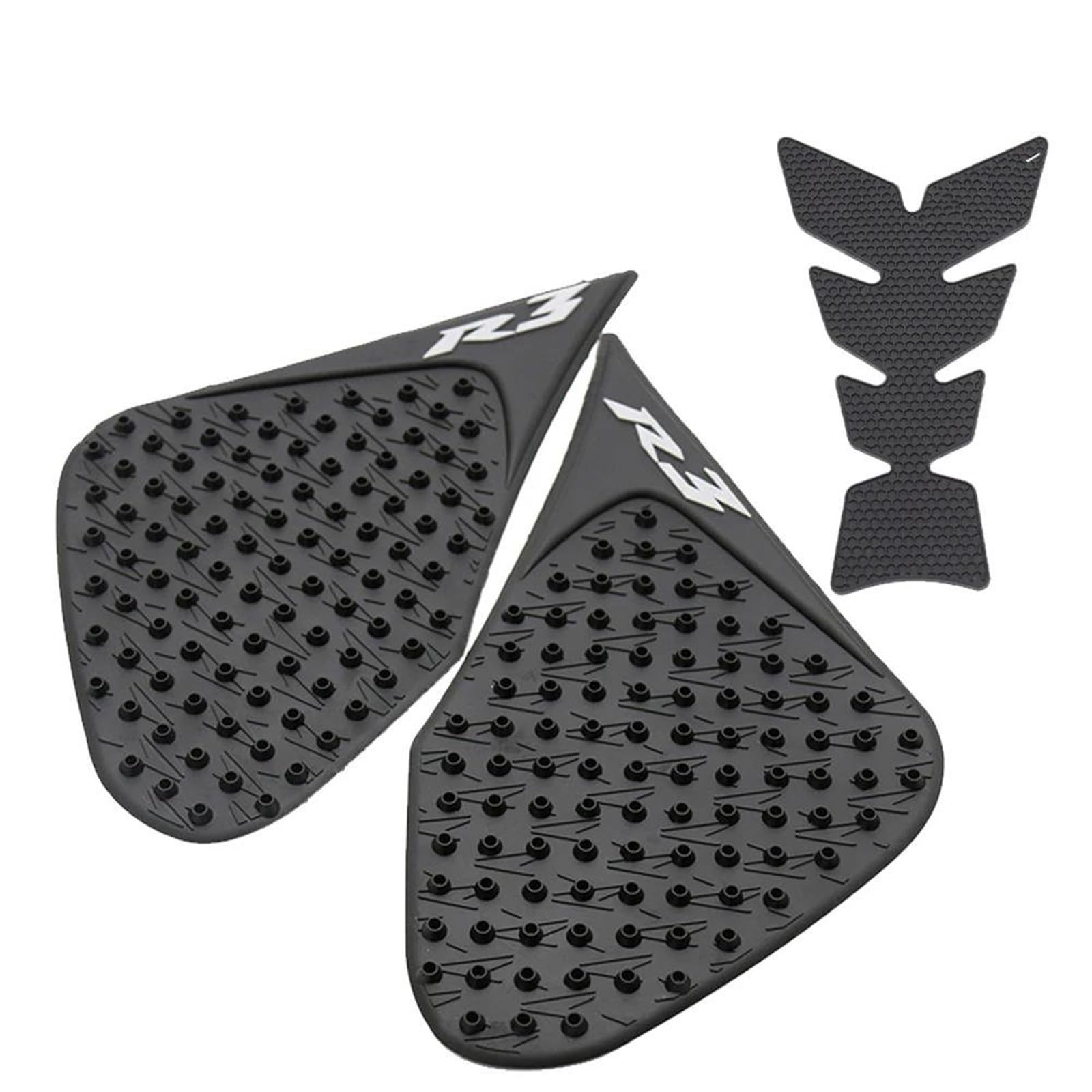 Motorcycle Tank Pad Sticker for Yamaha YZFR3 YZFR25 2014-18 Anti Slip Gas Knee Grip Traction Side Decal Accessories(Color3)