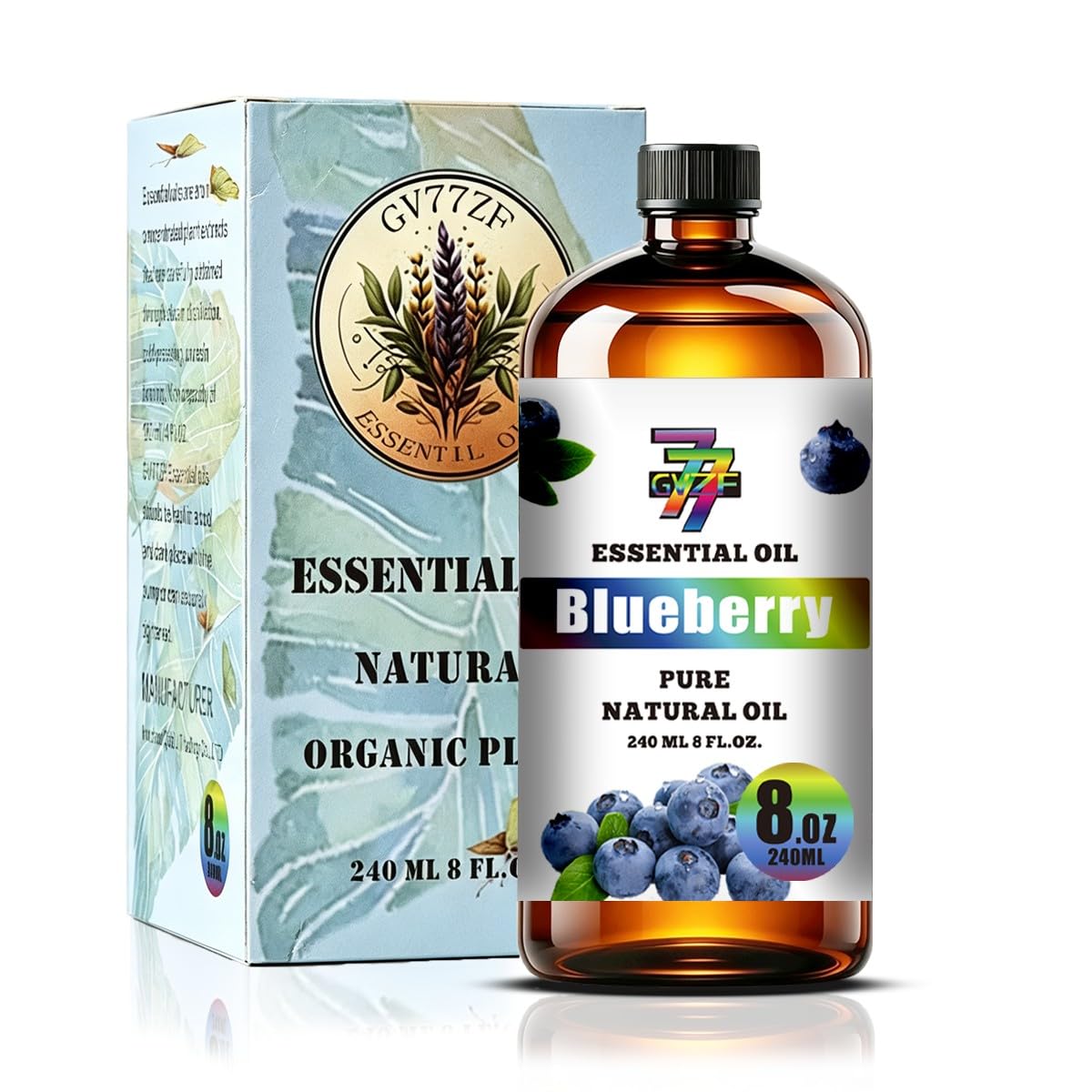 Blueberry Essential Oil for Diffuser DIY Candles Soap Cleaning 8 oz
