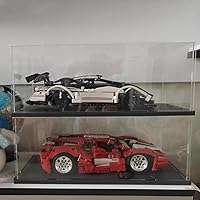 Vista 7 de Vitrina de acrílico transparente engrosada para Lego 75375 Millennium Falcon para 21319 Central Perk 75380 42204 Coleccionables, caja transparente