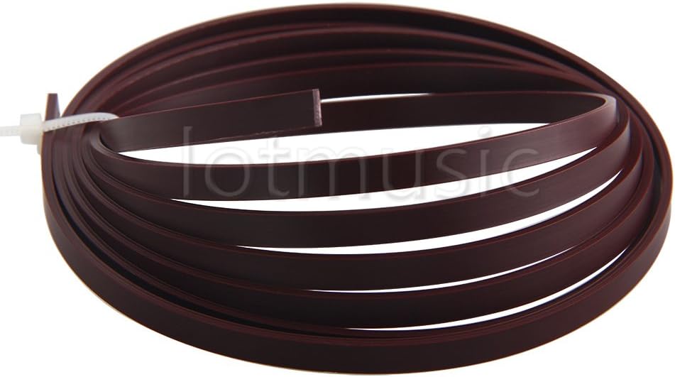 2pcs Coffee 5 Feet Guitar Binding Purfling Strip ABS 4mm Width Luthier Supply : Musical Instruments