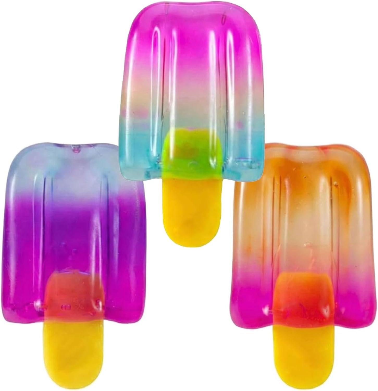Ice Cream Squeeze Squishy,Summer Sensory Stress Relief,Easter Basket Stuffers Party Favors for Anxiety Relief Everyone (#C)